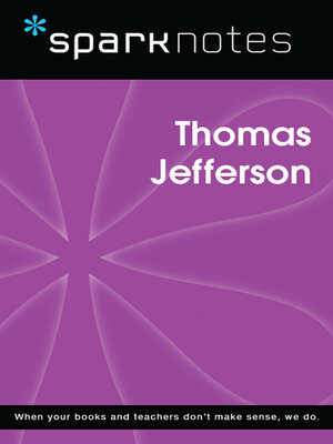 cover image of Thomas Jefferson (SparkNotes Biography Guide)
